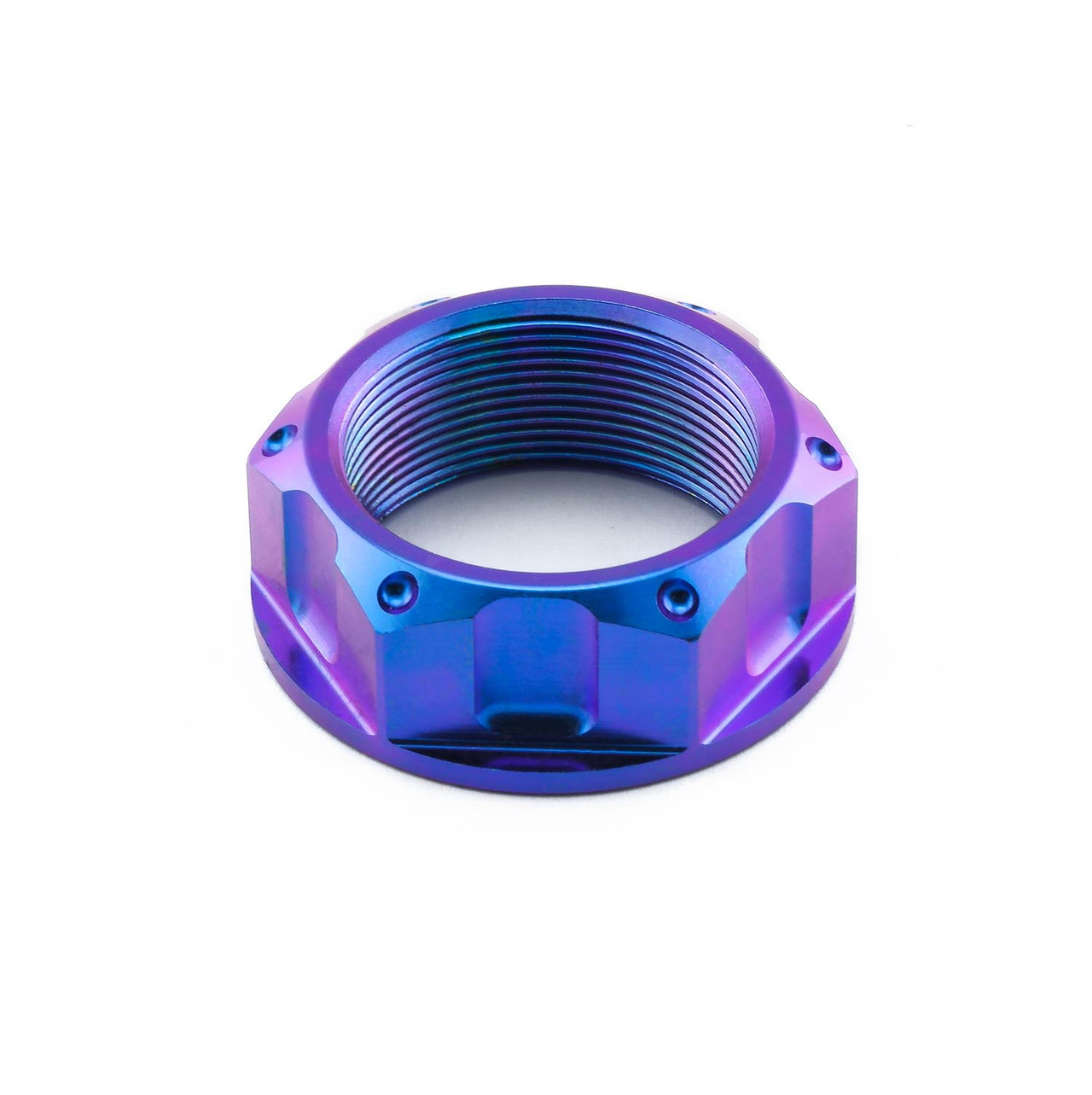 Titanium Yoke Nut Open Flanged M28x(1.00mm) | Pro-Bolt