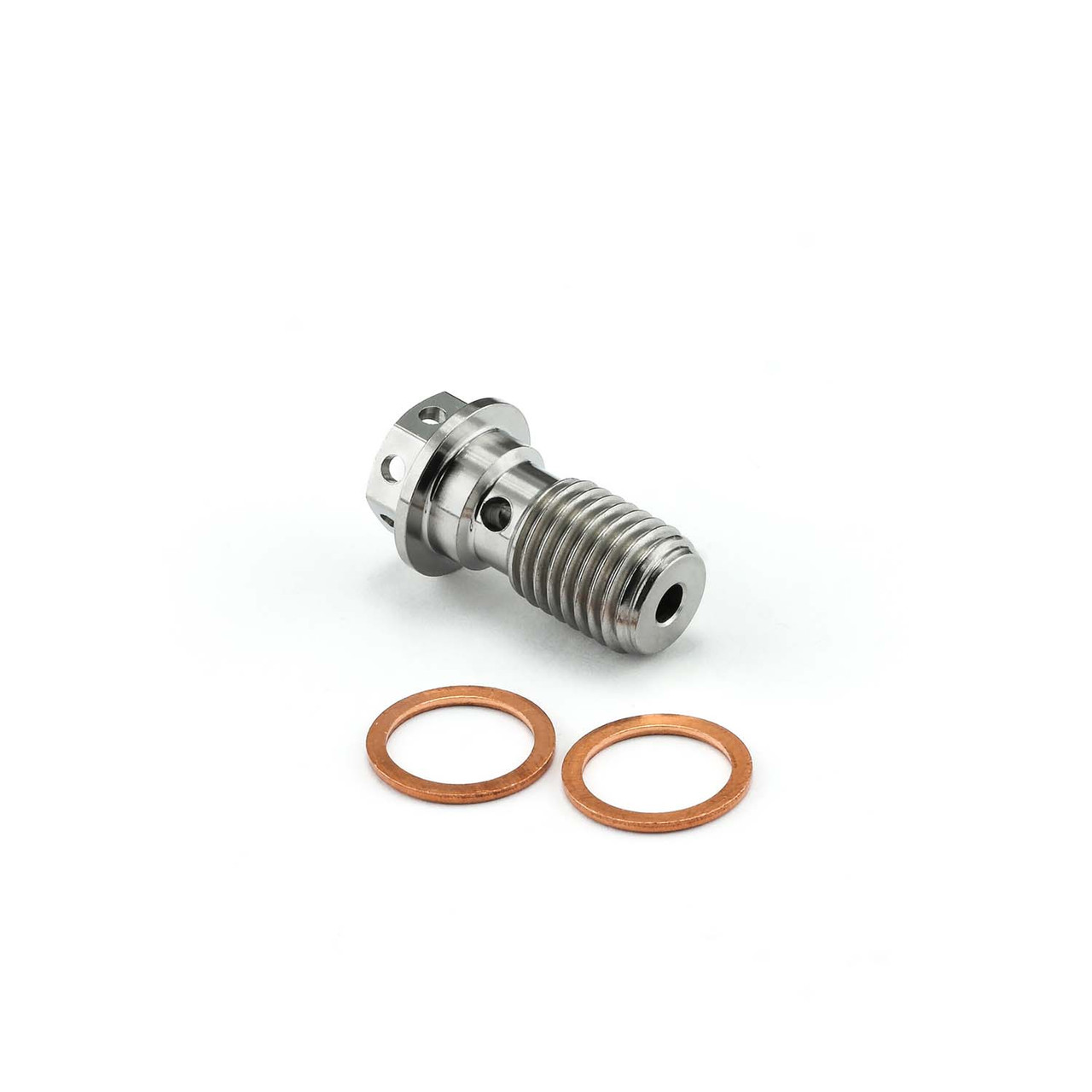Titanium Banjo Bolt Single M10x(1.25mm) Race Spec Front