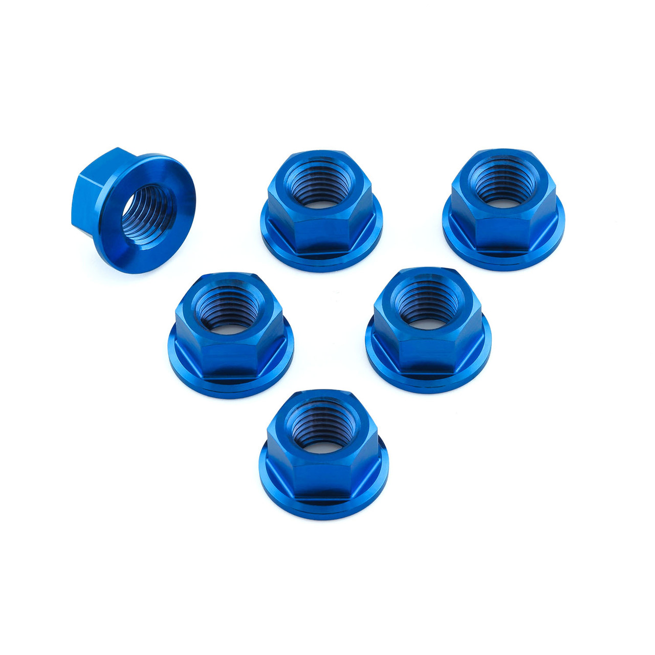 Titanium Sprocket Nuts M10x(1.25mm) Pack x6 | Pro-Bolt