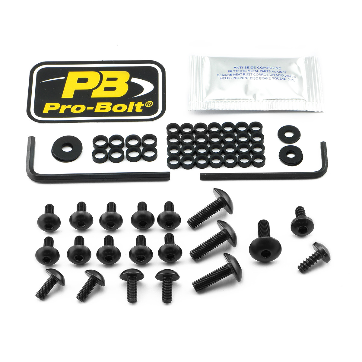 Complete Fairing Bolt Kit For Yamaha R1, R6, R3, FZ1, FZ6, FJR1300 Motorcycles