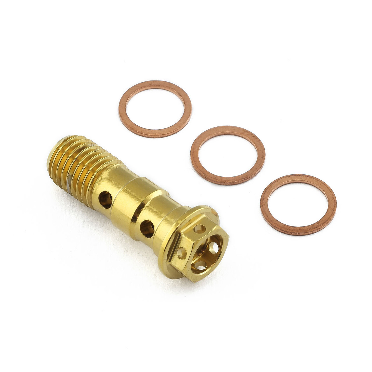 Stainless Steel Banjo Bolt Double M10x(1.25mm) Front Master