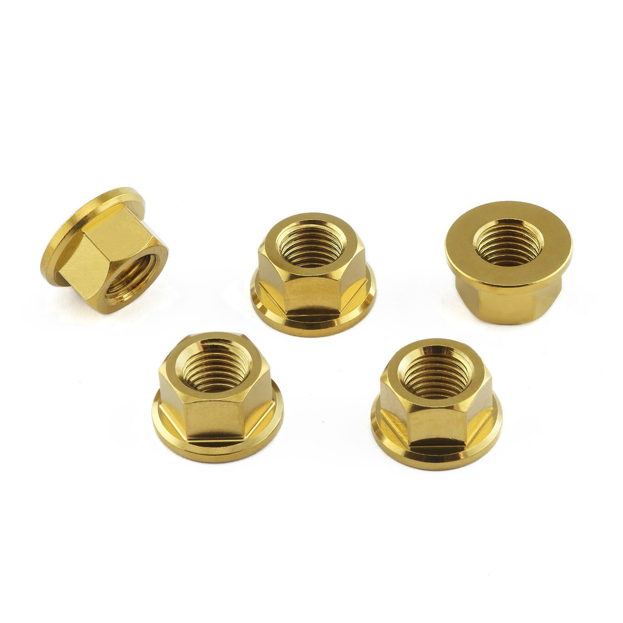 M10x1.25 Stainless Steel Sprocket Nuts (x5 Pack) | Pro-Bolt