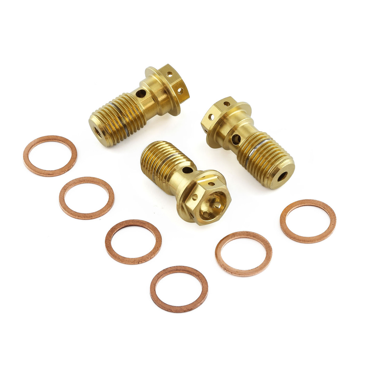 ^_^ Stainless Steel Banjo Bolt Single M10x(1.00mm) Race Spec Front