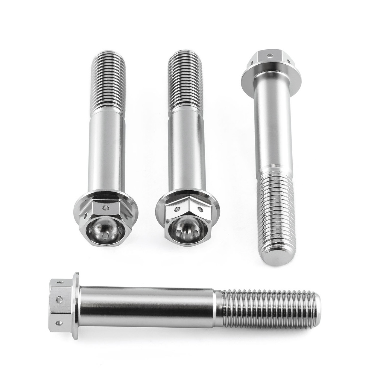 シルバーアクセサリー Stainless Steel Front Brake Mounting Bolt Kit Race Spec