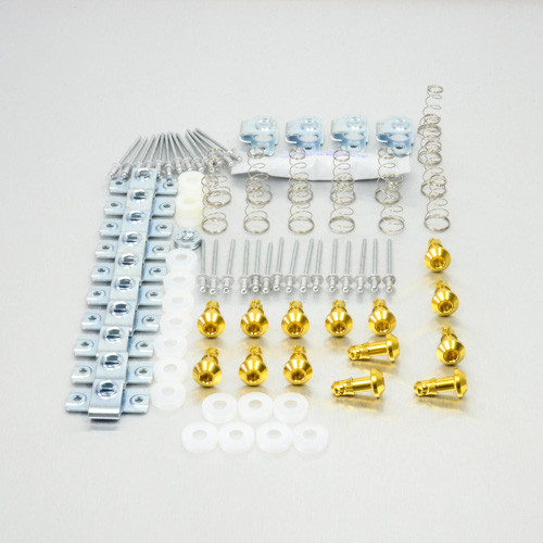 Stainless Steel Quick Release Allen Key 17mm + Rivet Clips Pack