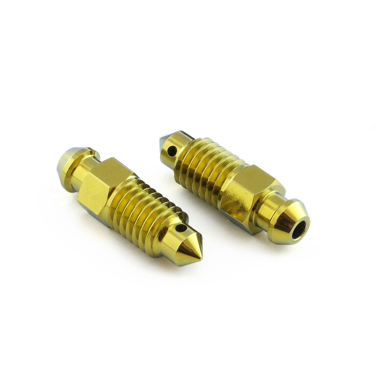Titanium Bleed Nipple M8x(1.25mm) Front Brake Caliper Pack x2