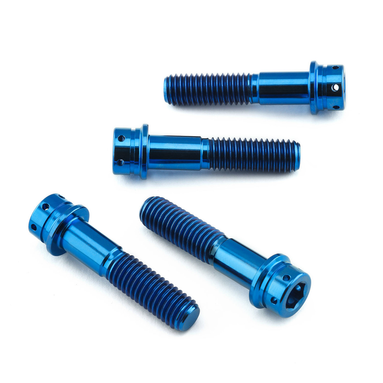 Titanium Front Axle Pinch Bolt Kit Flanged Socket Cap Race Spec