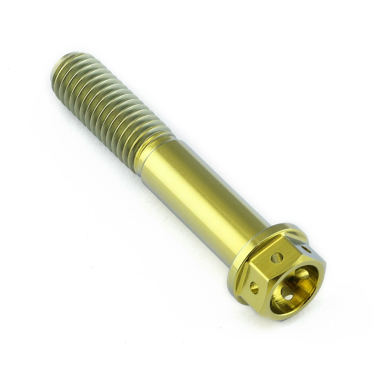 Titanium Flanged Hex Head Bolt M8x(1.25mm)x45mm Race Spec 12.45mm