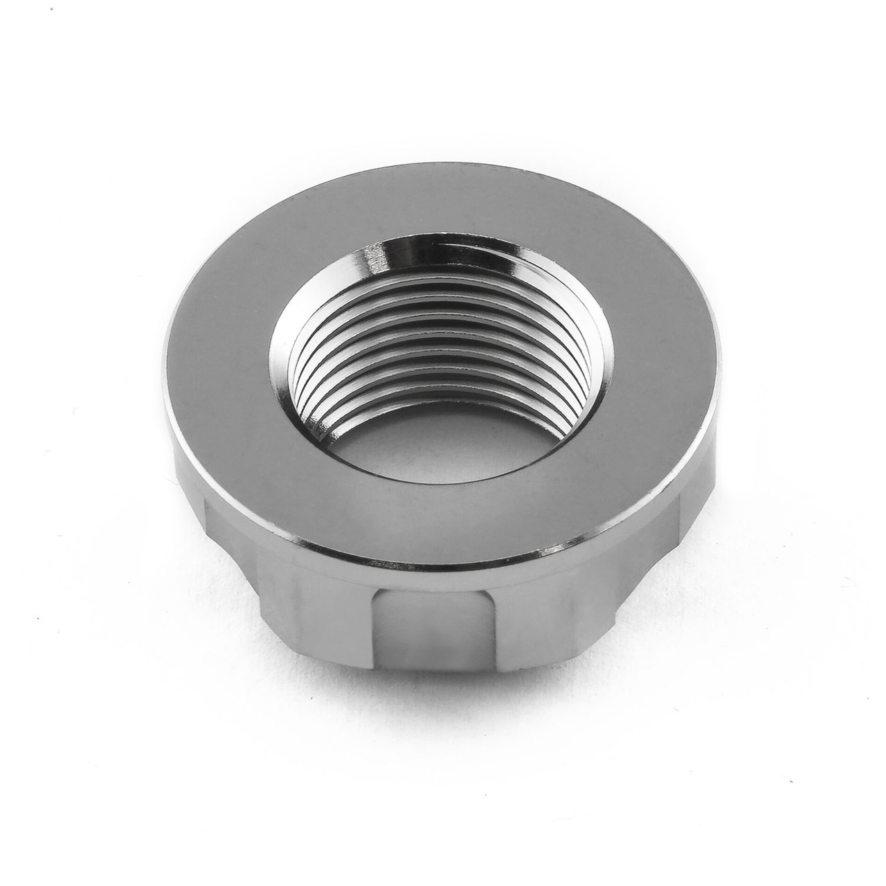 Titanium Flanged Axle Nut M18x(1.50mm) Rear Wheel | Pro-Bolt