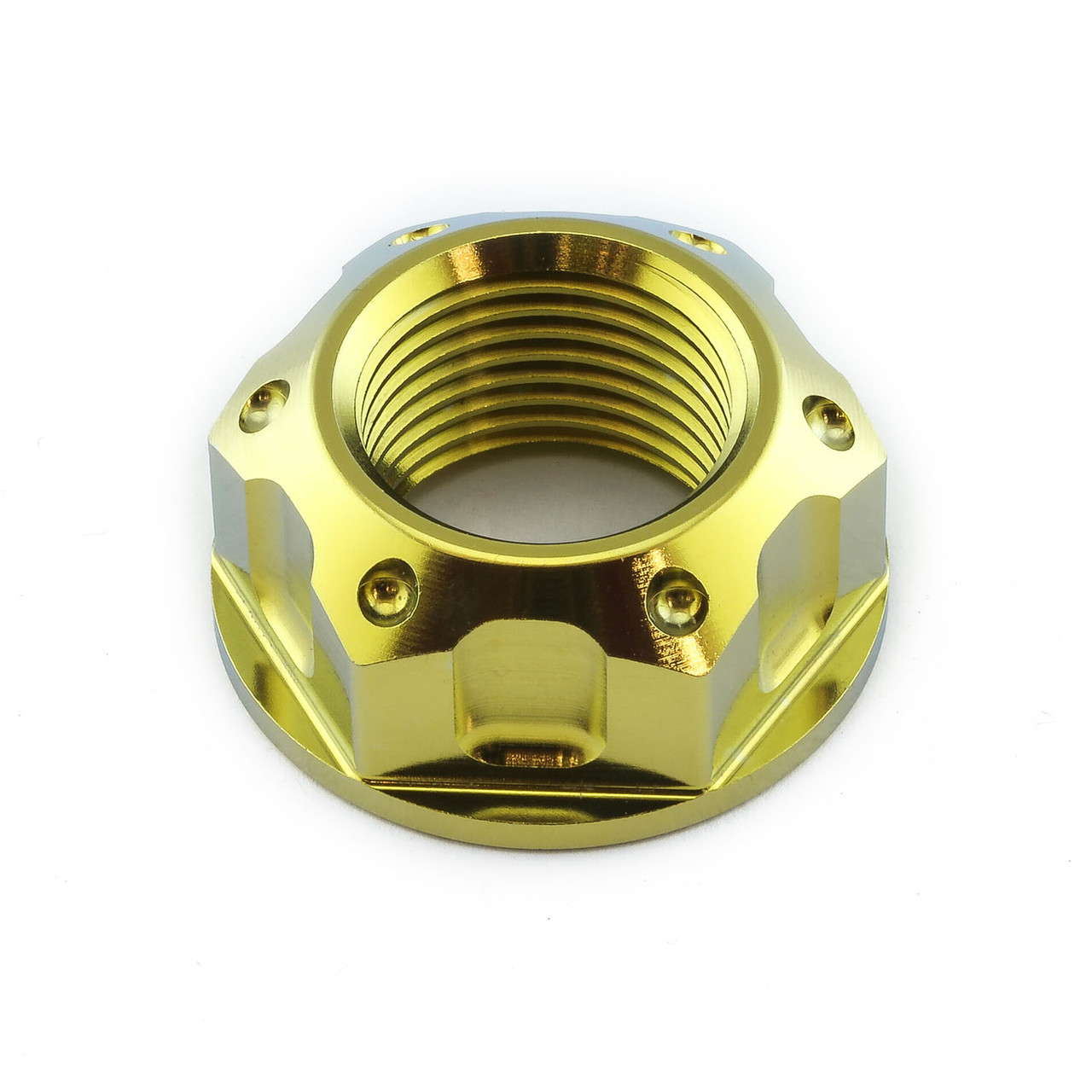 Titanium Flanged Axle Nut M18x(1.50mm) Rear Wheel | Pro-Bolt