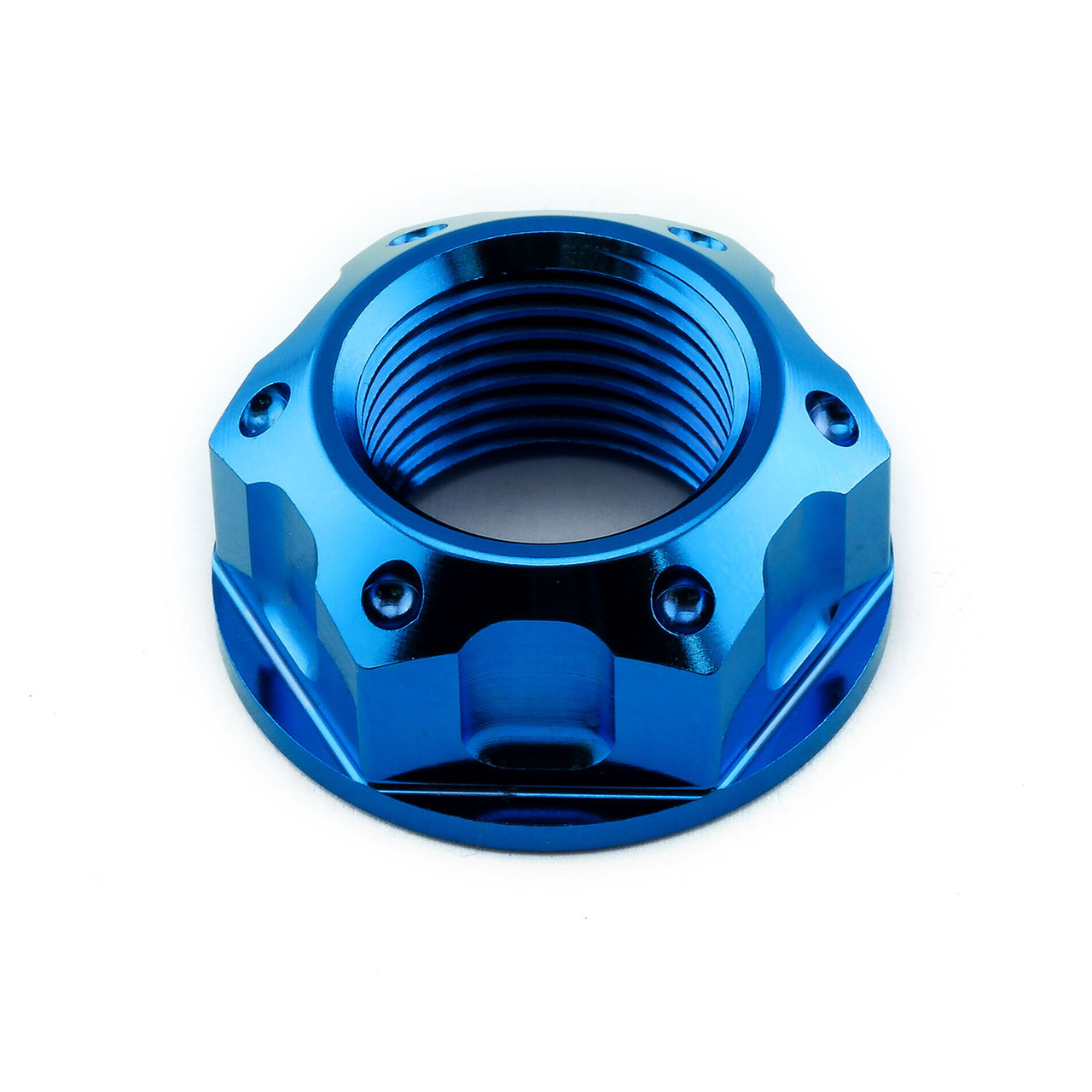 Titanium Flanged Axle Nut M18x(1.50mm) Swingarm Pivot | Pro-Bolt