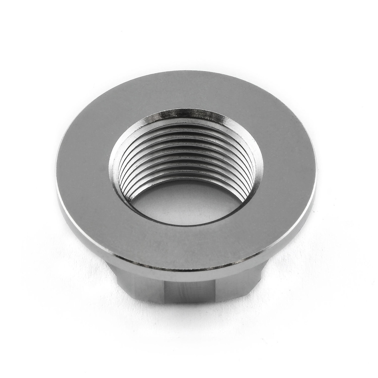 Titanium Flanged Axle Nut M20x(1.50mm) Front Wheel | Pro-Bolt