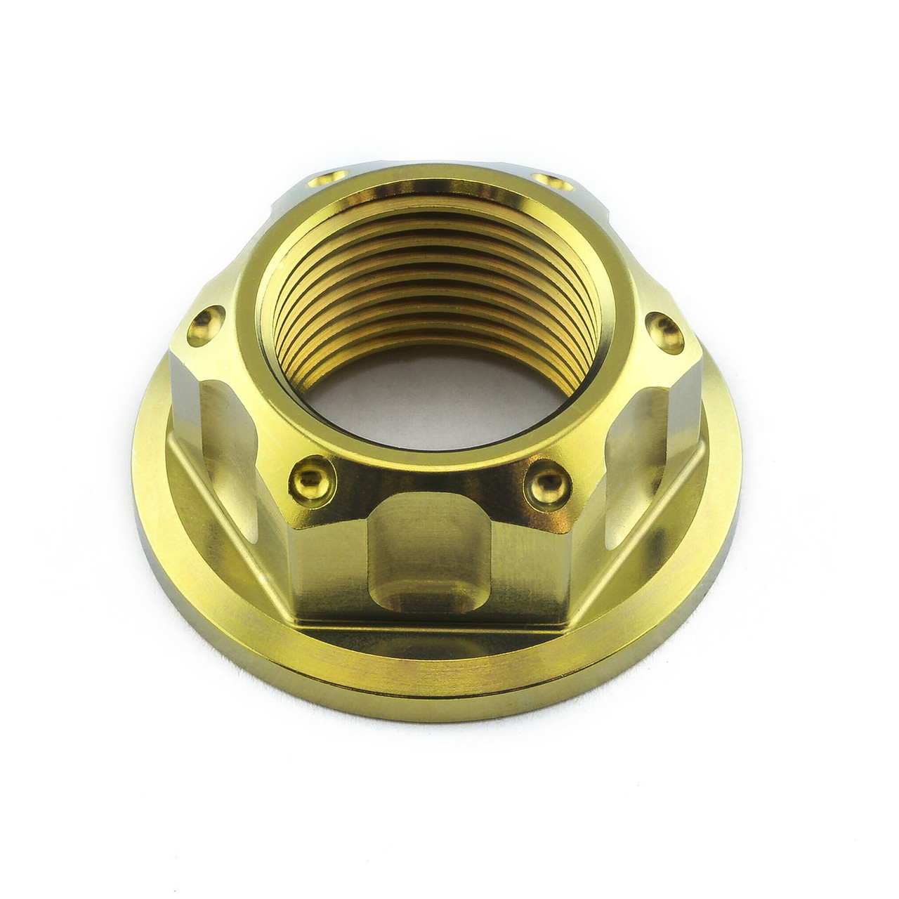 Titanium Flanged Axle Nut M20x(1.50mm) Swingarm Pivot | Pro-Bolt