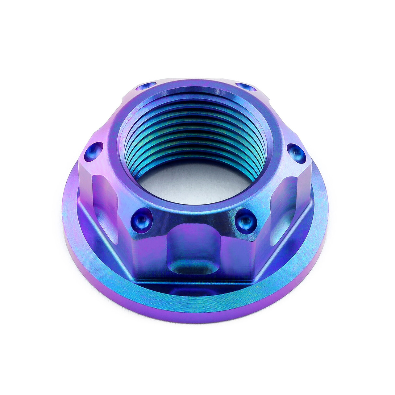 Titanium Flanged Axle Nut M20x(1.50mm) Swingarm Pivot | Pro-Bolt