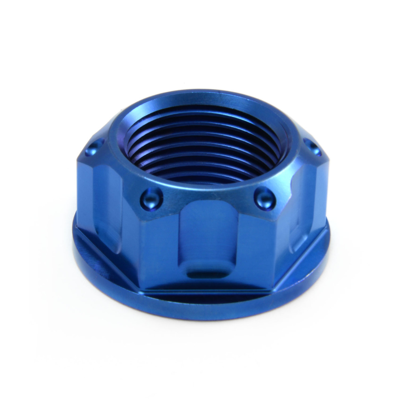 Titanium Flanged Axle Nut M20x(1.50mm) 32mm Flange Swingarm Pivot