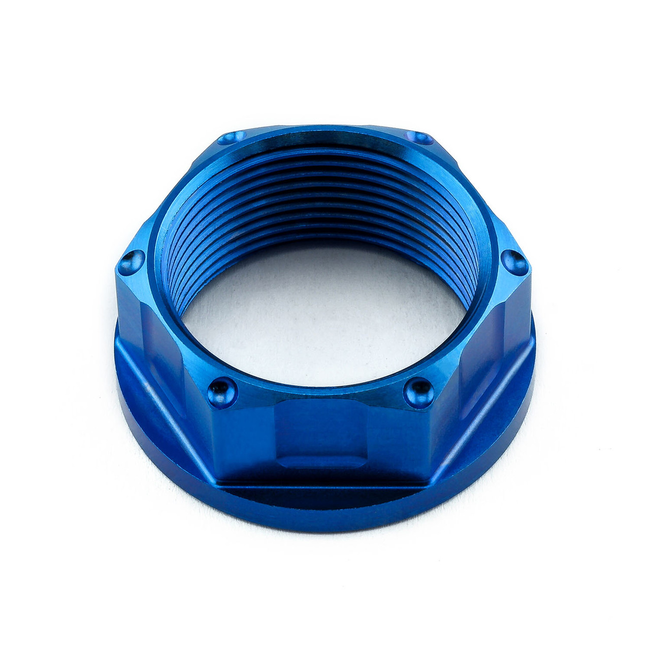 Titanium Flanged Axle Nut M25x(1.25mm) Rear Wheel | Pro-Bolt