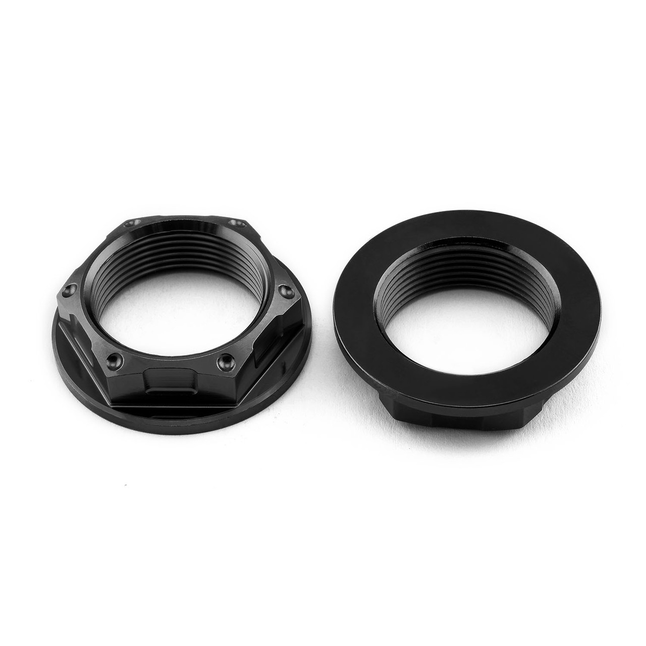 Titanium Flanged Axle Nut M25x(1.25mm) Rear Wheel Pack x2 | Pro-Bolt