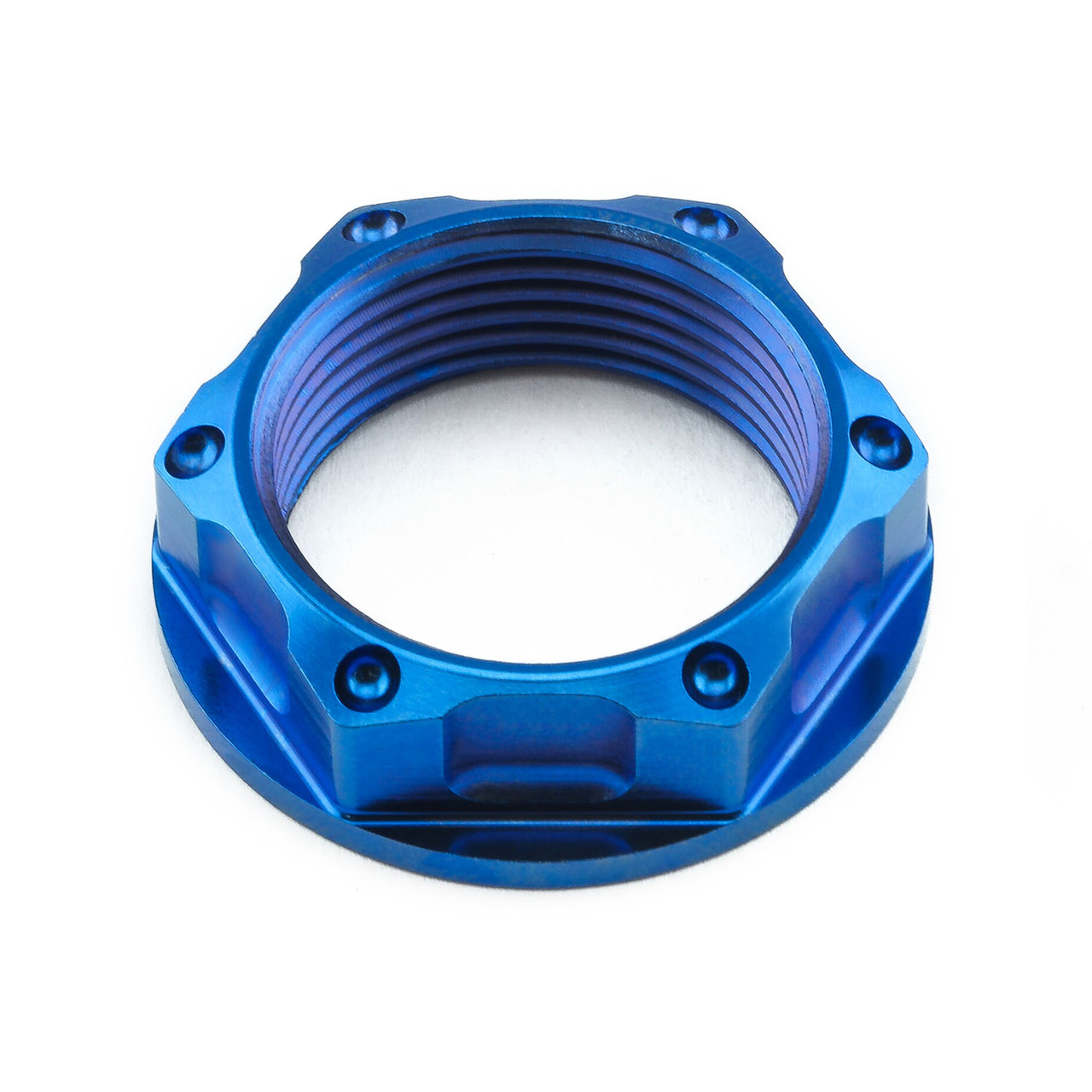 Titanium Flanged Axle Nut M25x(1.50mm) Front Wheel | Pro-Bolt