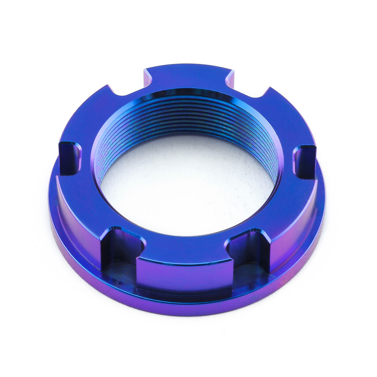 Titanium Flanged Axle Nut M30x(1.00mm) Swingarm Pivot | Pro-Bolt