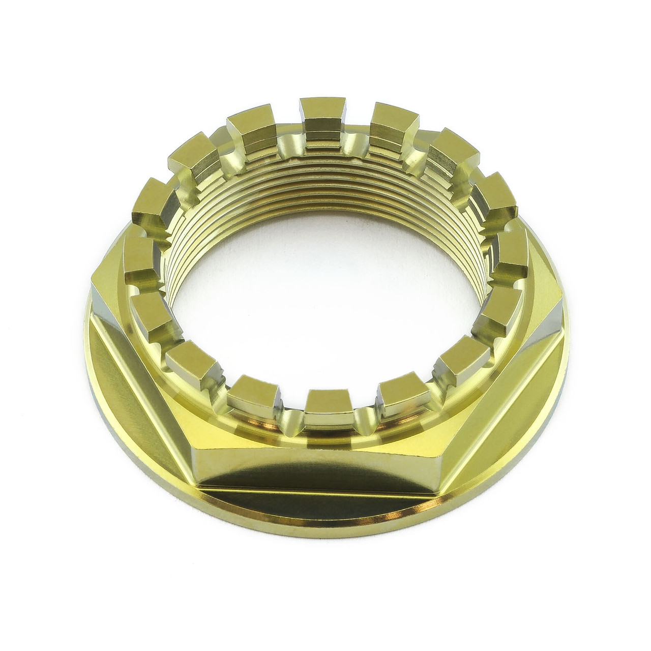 Titanium Flanged Axle Nut M33x(1.25mm) Rear Wheel | Pro-Bolt