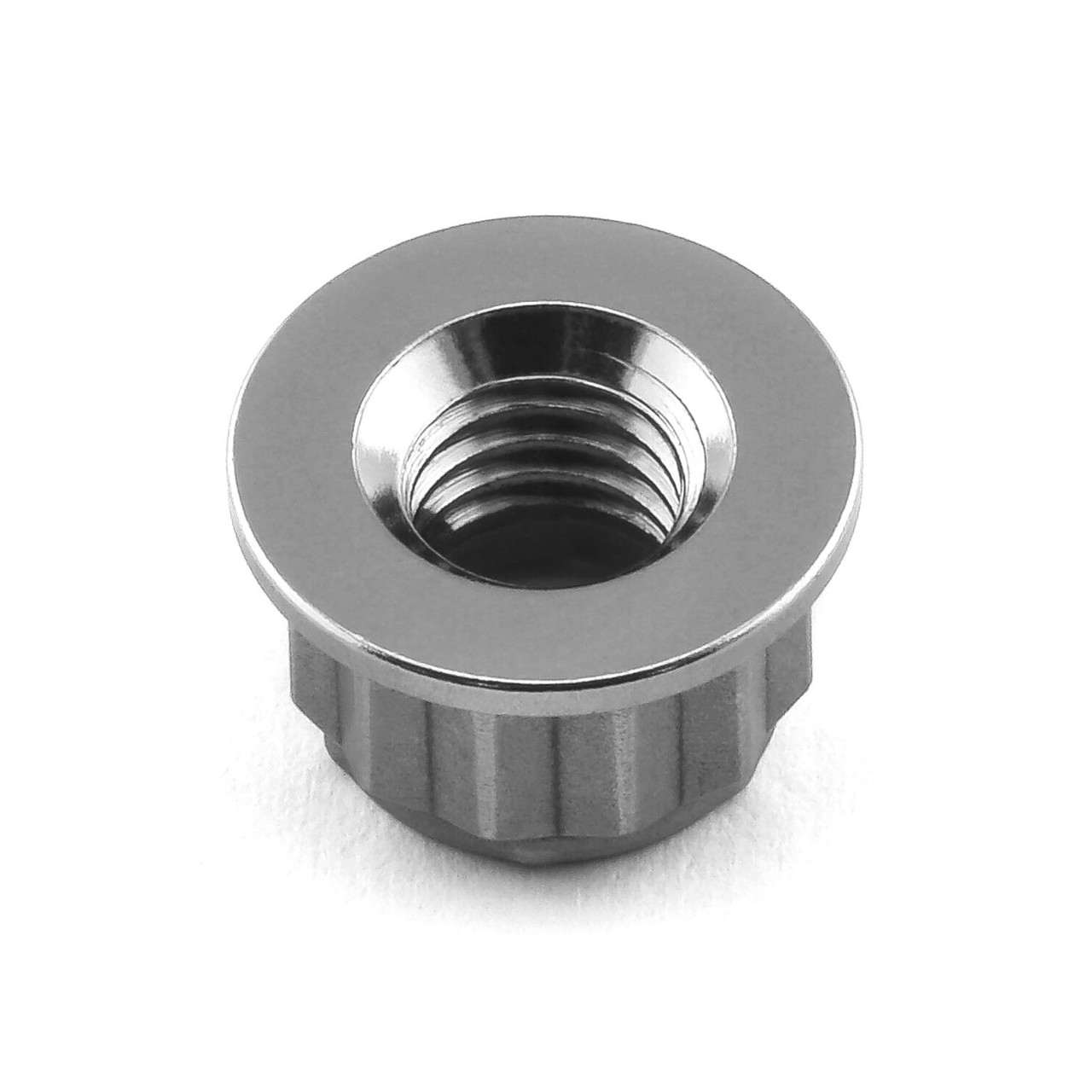 Titanium Nylon Flanged Bi-Hex Nut M8x(1.25mm) | Pro-Bolt