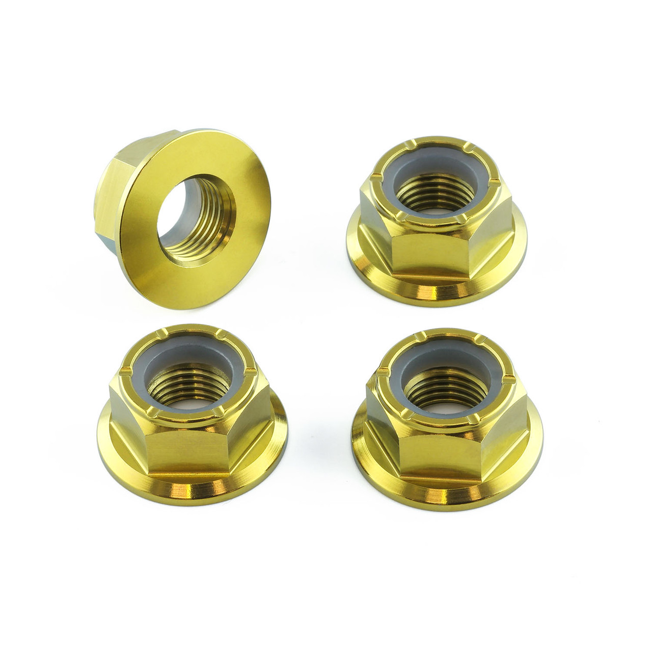 Titanium Rear Shock Mount Nuts | Pro-Bolt