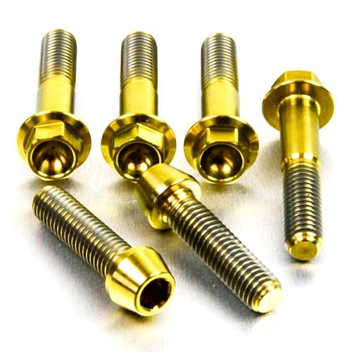 Titanium Top & Bottom Clamp Yoke Pinch Kit | Pro-Bolt