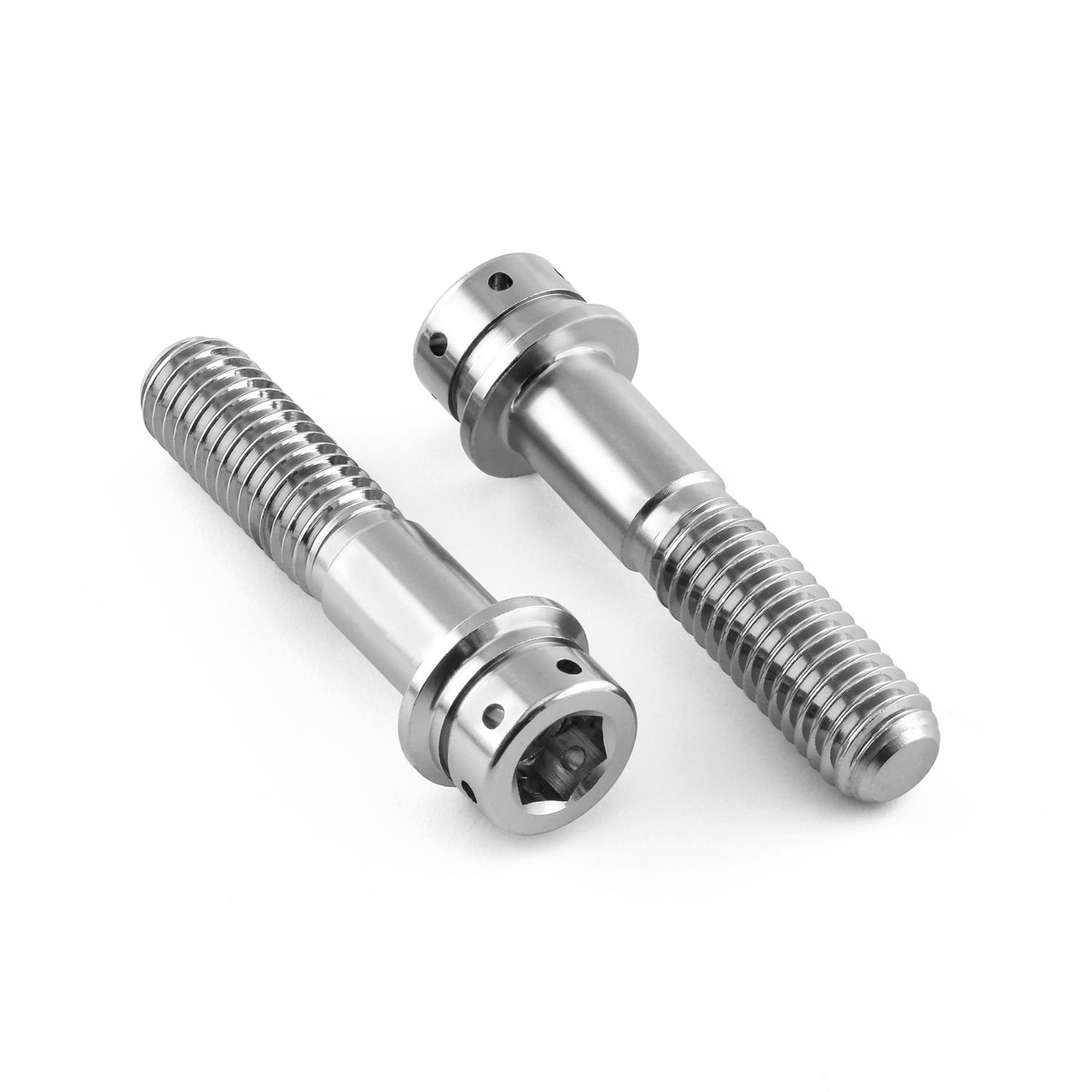 ZERO Stainless Steel Front Axle Pinch Bolt Kit Flanged Socket Cap