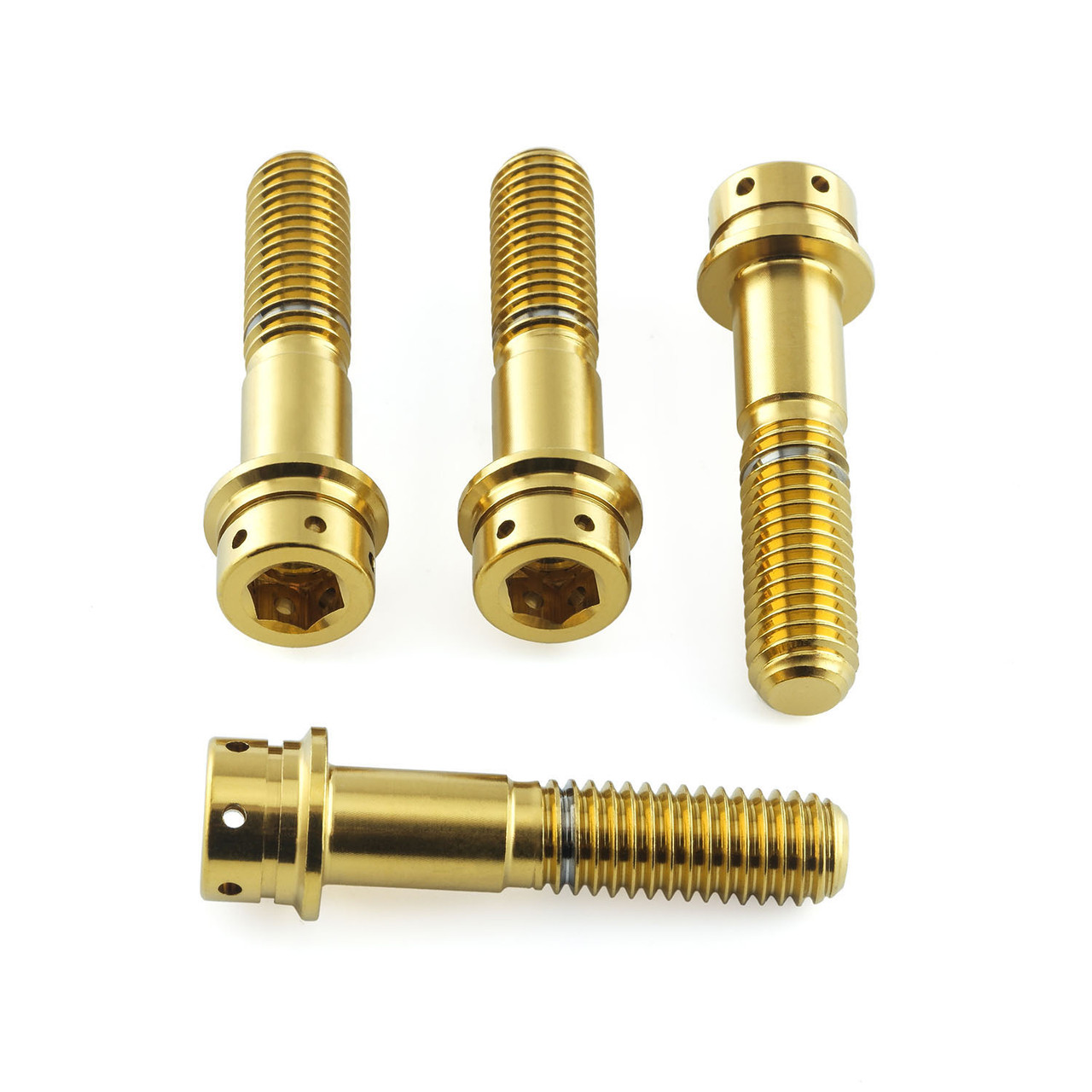 M 1 Stainless Steel Front Axle Pinch Bolt Kit Flanged Socket Cap Race