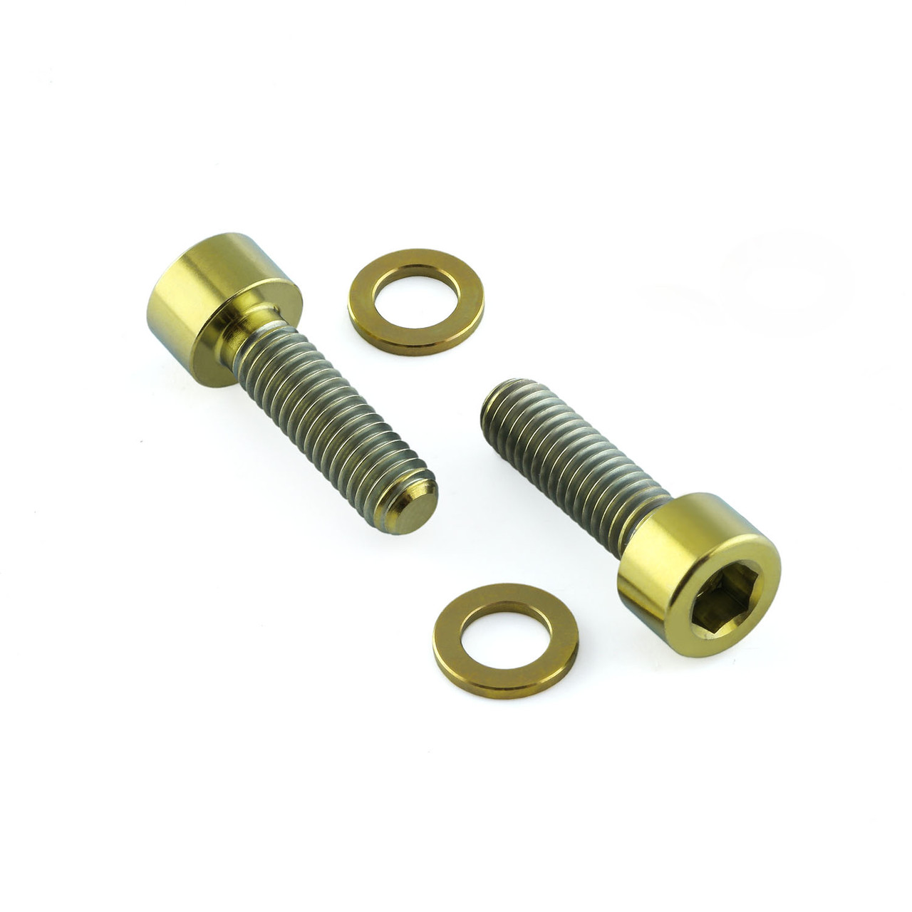 Titanium Crank Arm Pinch Bolts M6x(1.00mm)x20mm Parallel Socket