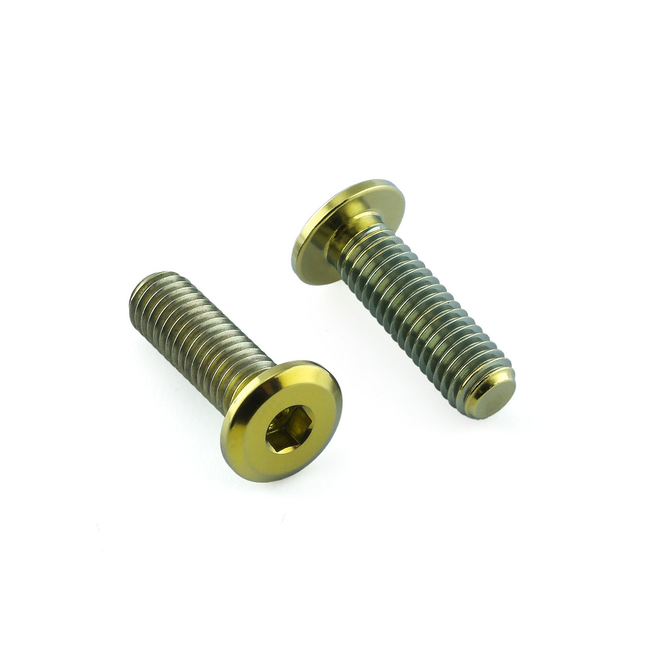 317　アネモネ Titanium Water Bottle Cage Bolts M5x(0.80mm)x16mm Dome Head XS