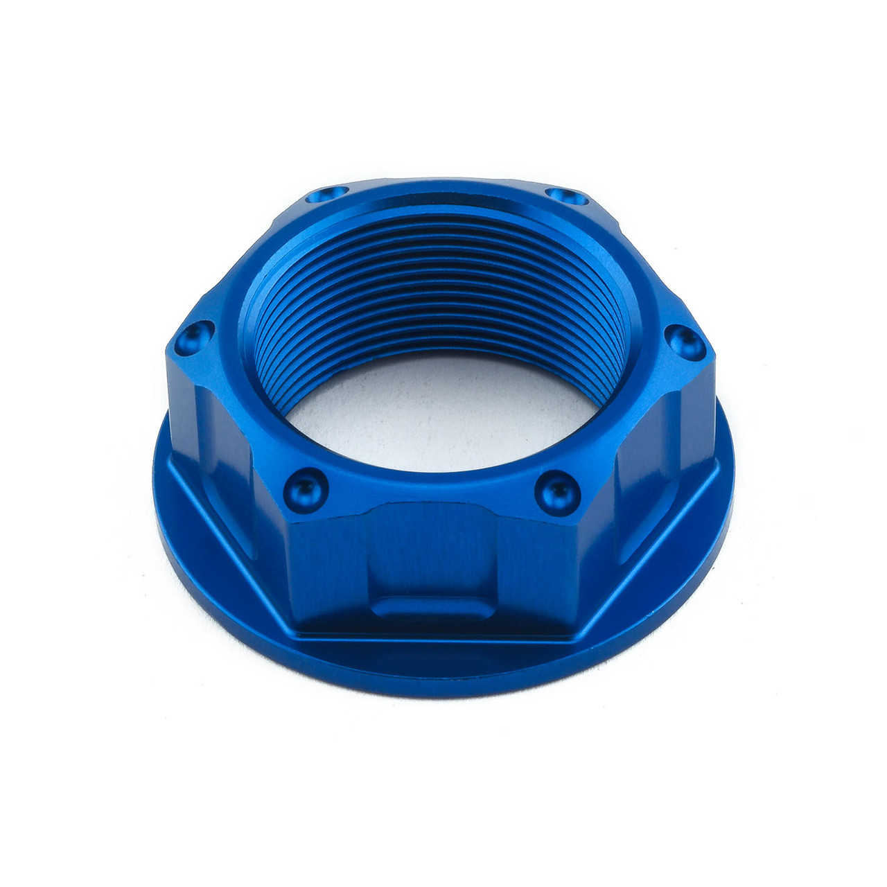 Aluminium Flanged Top Yoke Nut M24x(1.00mm) (Open) ProBolt