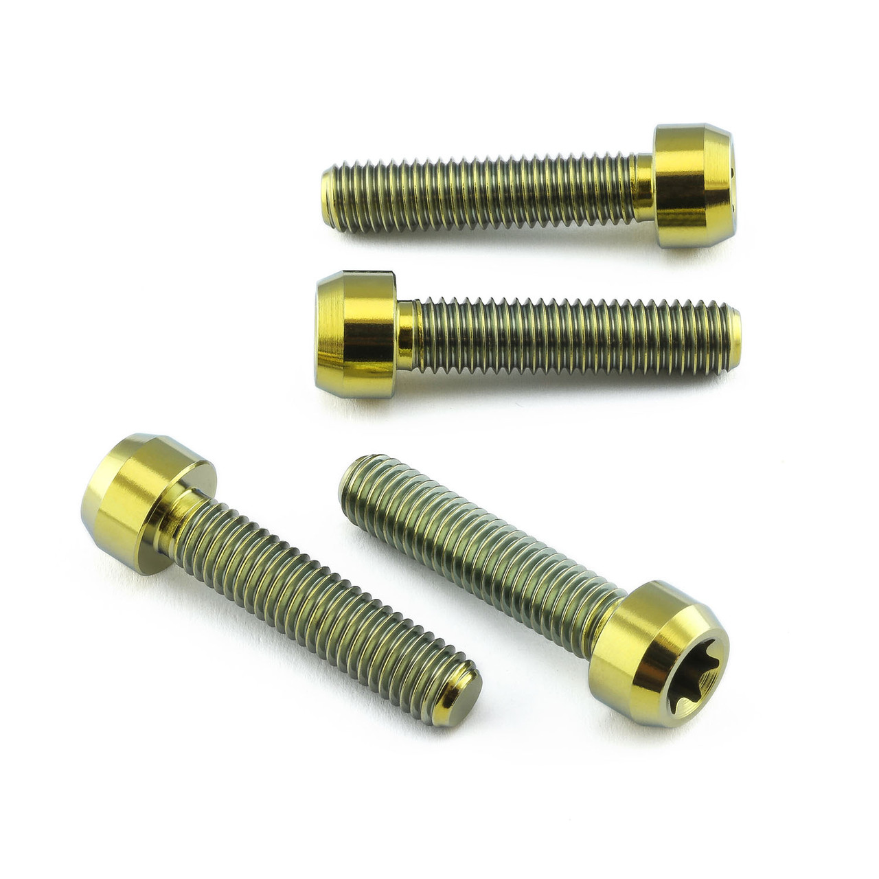 Titanium Clip-On / Handle Bar Mount Bolt Kit Torx Drive