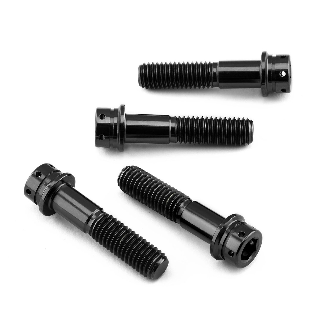 Titanium Front Axle Pinch Bolt Kit Flanged Socket Cap Race Spec