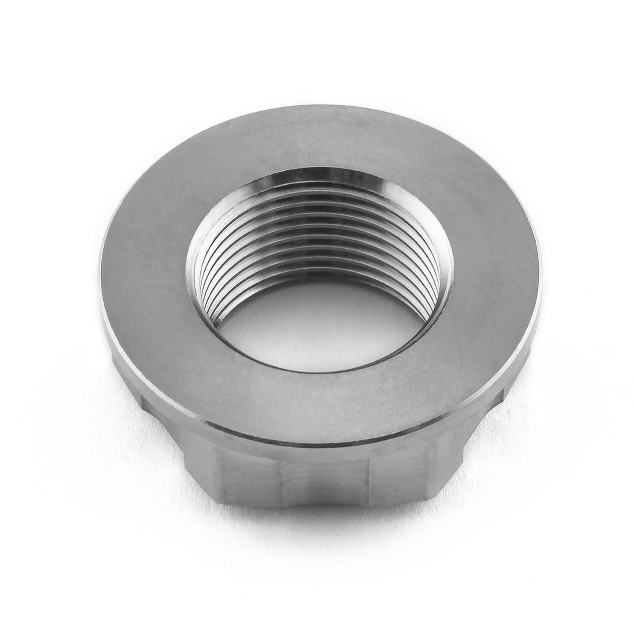 Titanium Flanged Axle Nut M22x(1.50mm) Rear Wheel | Pro-Bolt