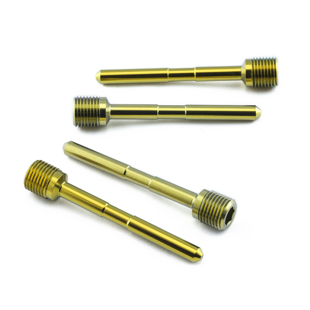 茶 pinokio18 Titanium Brake Caliper Pad Pin Tokico Pack x4 | Pro-Bolt