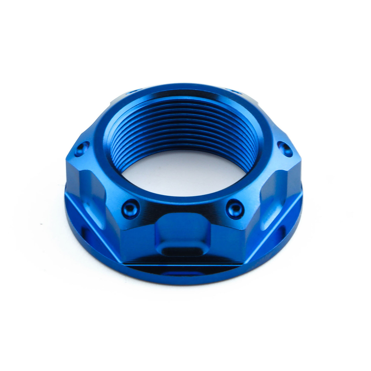 mymtk☺︎ Titanium Yoke Nut Open Flanged M22x(1.00mm) | Pro-Bolt