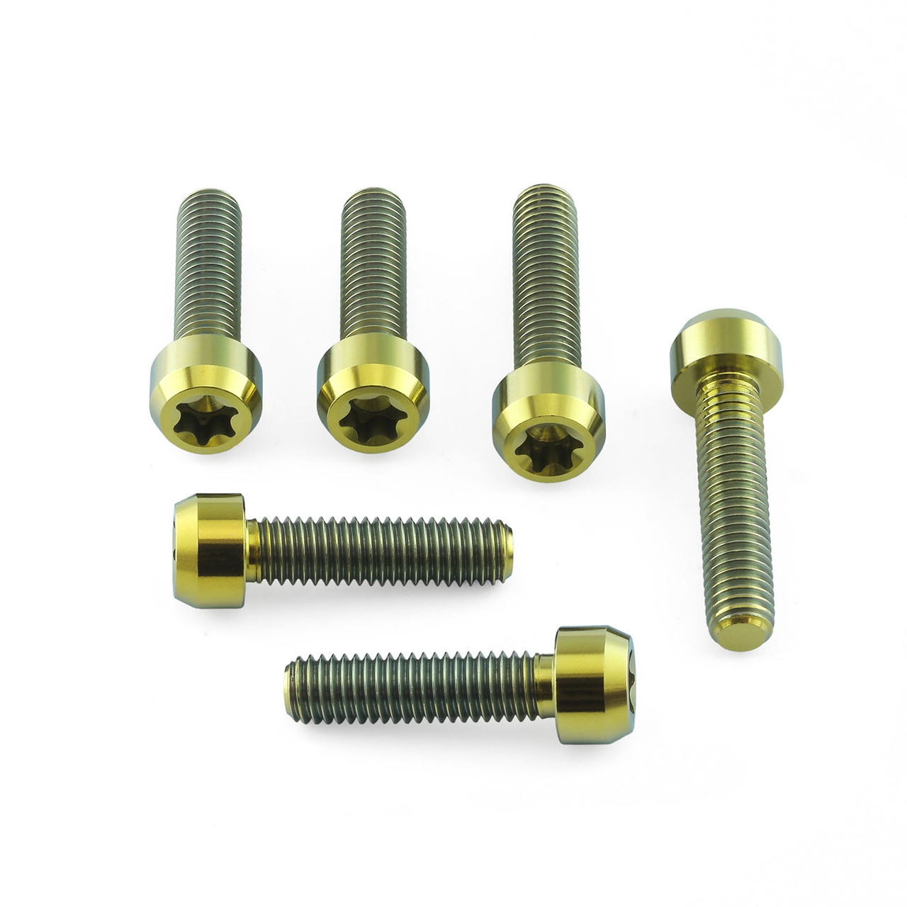 ●T.T.P. Titanium Top & Bottom Clamp Yoke Pinch Kit Torx Drive | Pro-Bolt