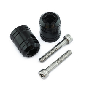 Aluminium Bar Ends Kawasaki 10 Pair Black Aluminium Bar Ends Kawasaki 10 Pair Black