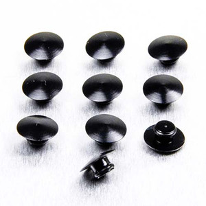 Aluminium Button Insert M5 (Fits 4mm AK) Pack x10 Black Aluminium Button Insert M5 (Fits 4mm AK) Pack x10 Black