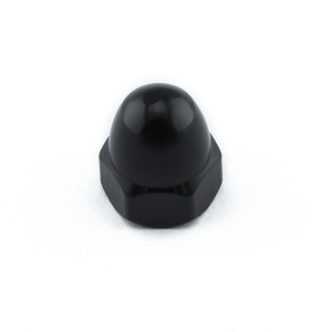 Aluminium Dome Nut M5x(0.80mm) (DIN1587) Black