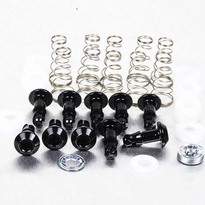 Aluminium Quick Release Stud 17mm Allen Key Pack x10 Black