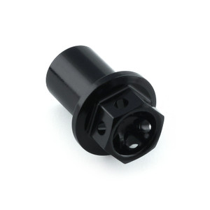Aluminium Panigale Engine Nut From Cable Cover Race Spec Black Aluminium Panigale Engine Nut From Cable Cover Race Spec Black