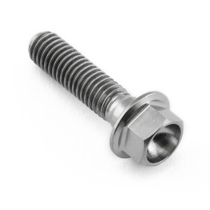 Titanium Flanged Hex Head Bolt M5x(0.80mm)x20mm Titanium Flanged Hex Head Bolt M5x(0.80mm)x20mm