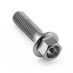 Titanium Flanged Hex Head Bolt M6x(1.00mm)x22mm Titanium Flanged Hex Head Bolt M6x(1.00mm)x22mm