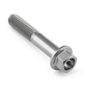 Titanium Flanged Hex Head Bolt M6x(1.00mm)x35mm Titanium Flanged Hex Head Bolt M6x(1.00mm)x35mm