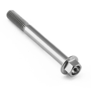 Titanium Flanged Hex Head Bolt M6x(1.00mm)x55mm Titanium Flanged Hex Head Bolt M6x(1.00mm)x55mm
