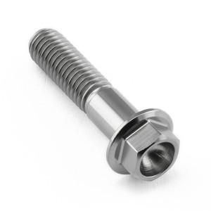 Titanium Flanged Hex Head Bolt M8x(1.25mm)x35mm Titanium Flanged Hex Head Bolt M8x(1.25mm)x35mm