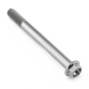 Titanium Flanged Hex Head Bolt M8x(1.25mm)x85mm Titanium Flanged Hex Head Bolt M8x(1.25mm)x85mm