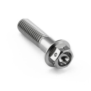 Titanium Flanged Hex Head Bolt M8x(1.25mm)x32mm Race Spec Titanium Flanged Hex Head Bolt M8x(1.25mm)x32mm Race Spec